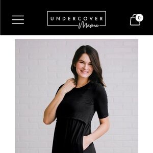 Undercover Mama Elegant Black Dress
